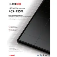 Panou fotovoltaic monocristalin 465W cu eficienta ridicata si design transparent