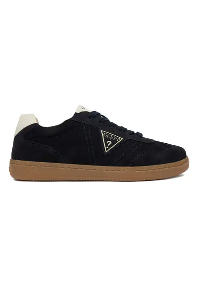 Pantofi sport copii - piele naturala - albastru - velcro