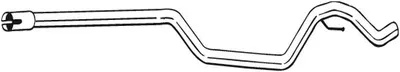 Teava evacuare mijloc FIAT CROMA; OPEL VECTRA C, VECTRA C GTS; SAAB 9-3 1.9D dupa 2004