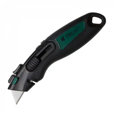 Cutter utilitar cu lama autoretractabila Troy 21608, 60 mm