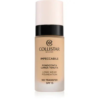 Collistar Impeccabile Long Wear Foundation machiaj persistent SPF 15 3R Rosy Natural 30 ml