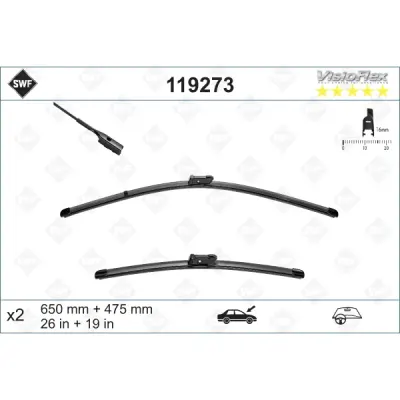 Lamela stergator SWF 119273