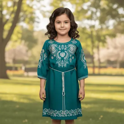 Rochita Traditionala cu broderie Carla