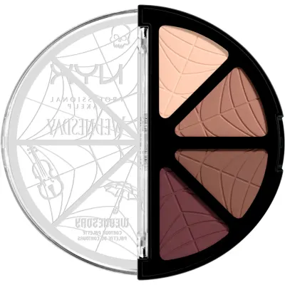 NYX Professional Makeup Wednesday Contour Palette Patela pentru conturul fetei 4x2.88 g