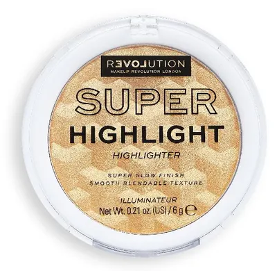 Relove By Revolution Iluminator pentru față Super Highlight, Gold, 6 g