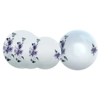 Serviciu de masă Morello – Purple Flower, 19 piese