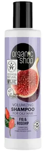 Organic Shop Șampon volumizant Fig & Rosehip, 280 ml