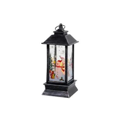 Felinar lumanare LED, de Craciun, 2W, lumina calda, comutator ON/OFF, inaltime 12.5 cm