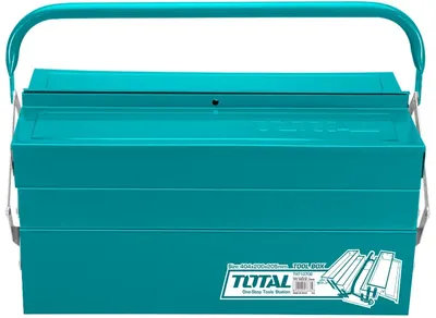 Cutie metalică tip acordeon TOTAL - Industrial, 40.4 x 20 x 20.5 cm