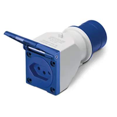 One-Way Adaptornip20 16a 2p+e 250v 1 Brazilian 10/20a