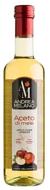 Oțet de mere, 5%, 500 ml, Andrea Milano