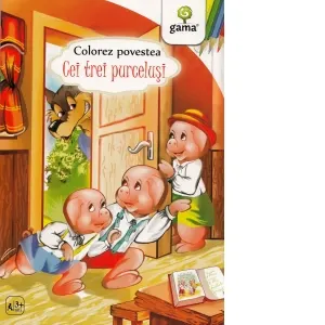 Colorez povesti alese: Cei trei purcelusi