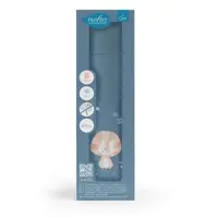 Termos din otel inoxidabil Nuvita Powder Blue cu 2 recipiente interne 400 ml
