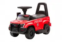 Masinuta electrica de politie Kinderauto Police 30W 6V cu megafon si music player, bluetooth, culoare Rosu