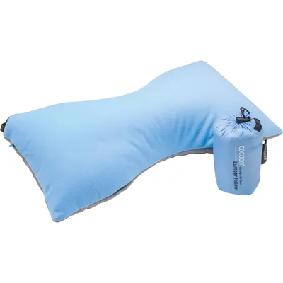 Poduszka turystyczna Cocoon Lumbar Support Pillow - light blue/grey