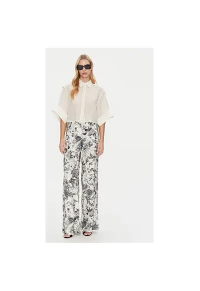 Pantaloni dama - 305172365 - Viscoza - Negru - Negru