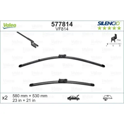 Lamela stergator VALEO 577814