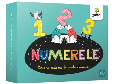 Numerele. Cartoane de perete educative și decorative - Board book - ***
