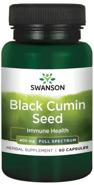 Black Cumin Seed, 400 mg, 60 capsule, Swanson