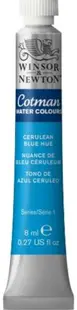 Vopsea pentru acuarelă Winsor & Newton Cotman - Cerulean, 8 ml