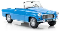 Model de colecționar WHITE BOXModern: Mașini - Skoda Felicia Cabriolet, Light Blue, 1970