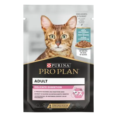 Purina Pro Plan Delicate Nutrisavour, Peste Oceanic, 85 G