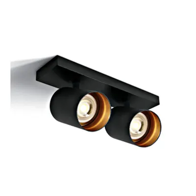 Acrux 2x10W GU10 MR16 110-240V IP20 negru