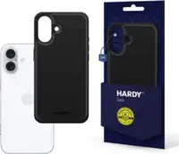 Husă 3mk - Hardy Apple Silky Leather, iPhone 16, negru