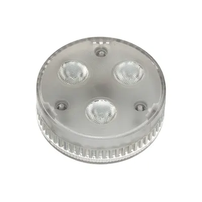 Sursa de iluminat, bec, Lampa LED GX53, 3x1.4W, LED alb cald, ° Unghi fascicul 35