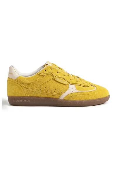 Pantofi sport low-cut cu logo Kallen - Alb fildes/Galben sofran