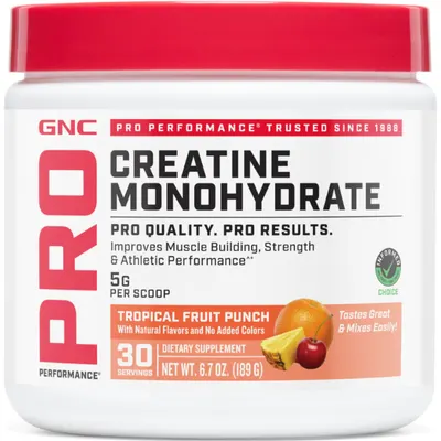 Creatina Monohidrata cu Aroma de Fructe Tropicale pentru Sustinerea Musculaturii si a Functiei Cognitive 189g