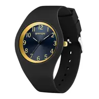 Ceas Copii Sanda 6186 Negru-Auriu - Design Sport, Analog, Rezistent la Apă 5ATM