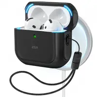 Husa ESR Orbit Hybrid pentru Apple AirPods 4, Neagra