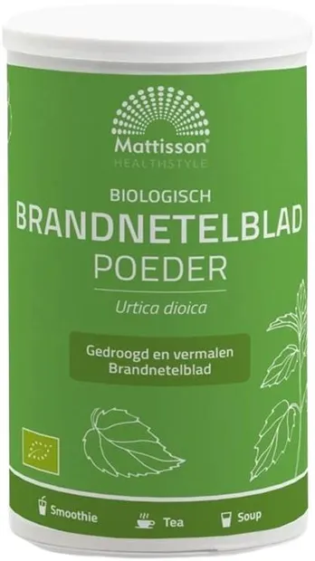 Mattisson Healthstyle Pudră organică din frunze de urzică, 200 g