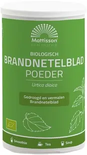 Mattisson Healthstyle Pudră organică din frunze de urzică, 200 g