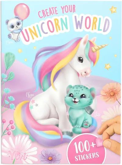 Carte cu stickere Depesche Ylvi - Create Your Unicorn World