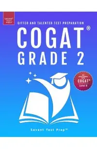 COGAT Grade 2 Test Prep: Gifted and Talented Test Preparation Book - Two Practice Tests for Children in Second Grade (Level 8)