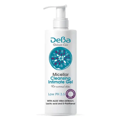 Gel intim micelar pentru piele normala DEBA Delicate Care, Rubella | 200 ml
