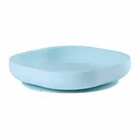 Farfurie silicon cu ventuza bleu