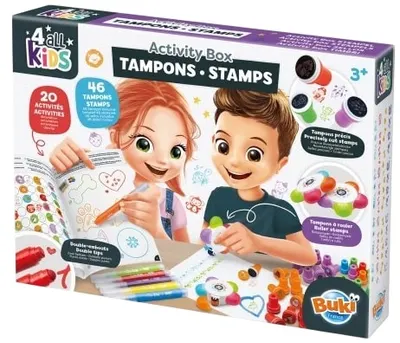 Trusă creativă Buki France - Activity Box, timbre