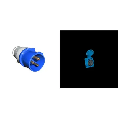 Pachet Fisa si Priza Ingropata Industriala HT 32A IP44 230V - Conexiuni Monofazate Sigure si Elegante