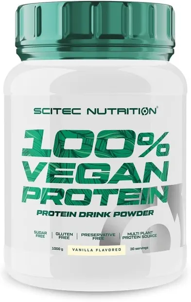 100% Vegan Protein, vanilie, 1000 g, Scitec Nutrition