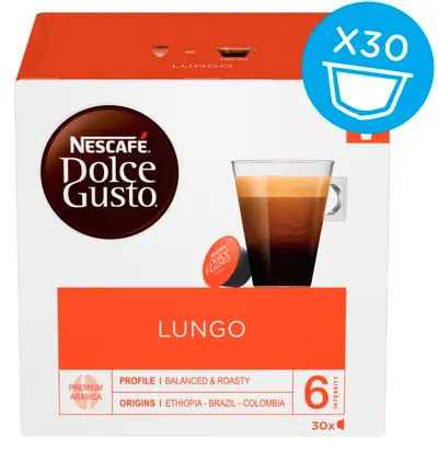 Capsule de cafea NESCAFE Dolce Gusto - Lungo Magnum, 30 băuturi