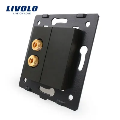 Modul Priza simpla tip banana Negru