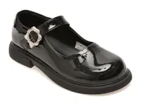 Balerini SELECTION KIDS negri, 63001, din piele ecologica lacuita