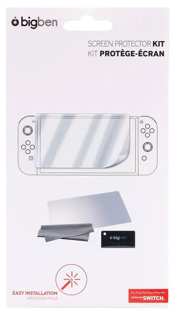 Protecție pentru ecran Big Ben - Screen Protector Kit (Nintendo Switch)