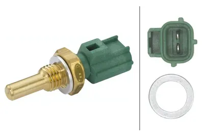 Senzor temperatura lichid racire (numar pini: 2, gri verde) potrivit VOLVO C30, C70 I, C70 II, S40 II, S60 I, S80 I, S80 II, V50, V70 II, V70 III, XC60 I, XC70 I, XC70 II, XC90 I 1.3-6.0 08.89