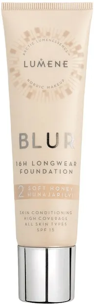 Lumene Blur Fond de ten, SPF15, 2 Soft Honey, 30 ml