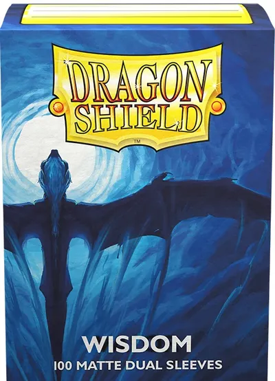 Protecții pentru cărți de joc Dragon Shield Dual Wisdom Sleeves - Matte (100 buc.)