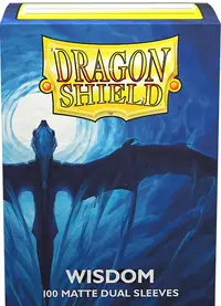 Protecții pentru cărți de joc Dragon Shield Dual Wisdom Sleeves - Matte (100 buc.)